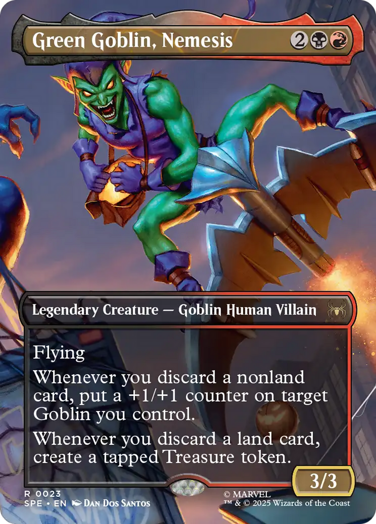 Green Goblin, Nemesis (Borderless) [Marvel's Spider-Man: Eternal-Legal] | The Time Vault CA