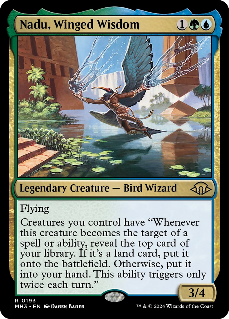 Nadu, Winged Wisdom [Modern Horizons 3] | The Time Vault CA