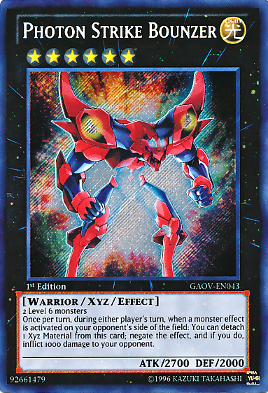 Photon Strike Bounzer [GAOV-EN043] Secret Rare | The Time Vault CA