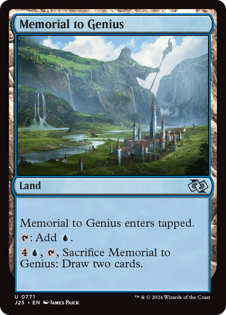 Memorial to Genius [Foundations Jumpstart] | The Time Vault CA