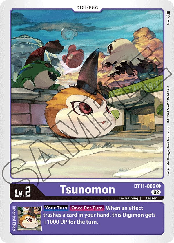 Tsunomon [BT11-006] [Dimensional Phase] | The Time Vault CA