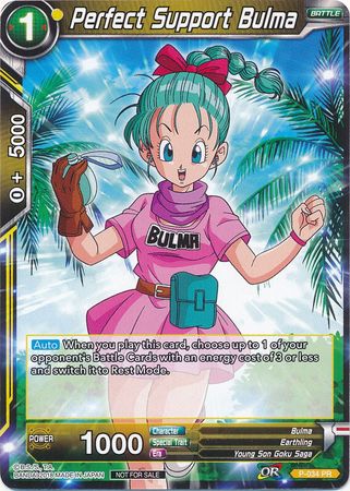 Perfect Support Bulma (Non-Foil) (P-034) [Promotion Cards] | The Time Vault CA