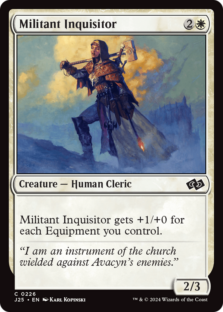 Militant Inquisitor [Foundations Jumpstart] | The Time Vault CA