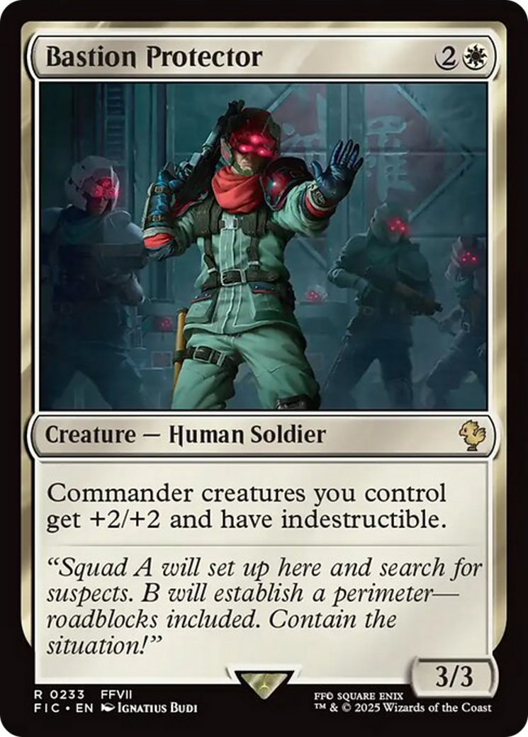 Bastion Protector [FINAL FANTASY Commander] | The Time Vault CA