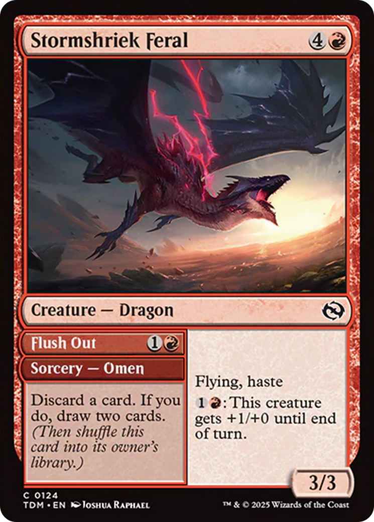 Stormshriek Feral [Tarkir: Dragonstorm] | The Time Vault CA