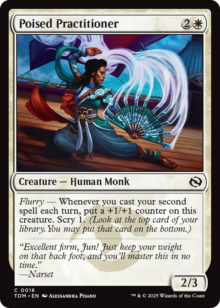 Poised Practitioner [Tarkir: Dragonstorm] | The Time Vault CA