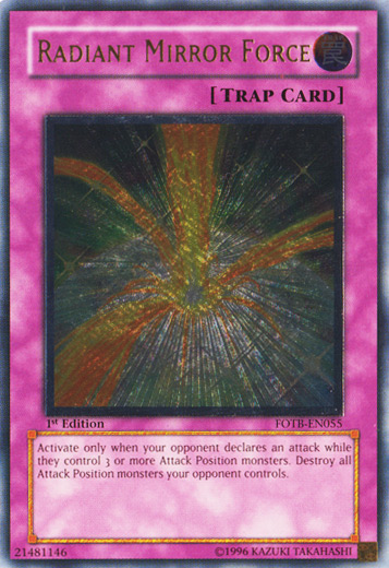 Radiant Mirror Force [FOTB-EN055] Ultimate Rare | The Time Vault CA