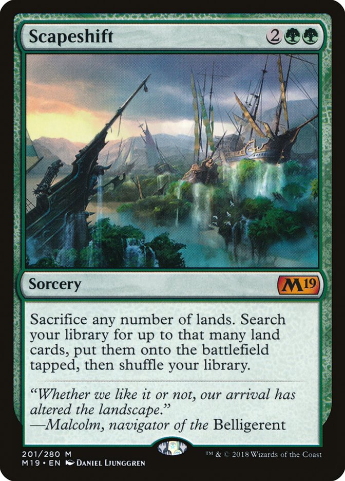 Scapeshift [Core Set 2019] | The Time Vault CA