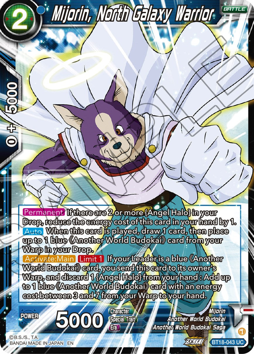 Mijorin, North Galaxy Warrior (BT18-043) [Dawn of the Z-Legends] | The Time Vault CA