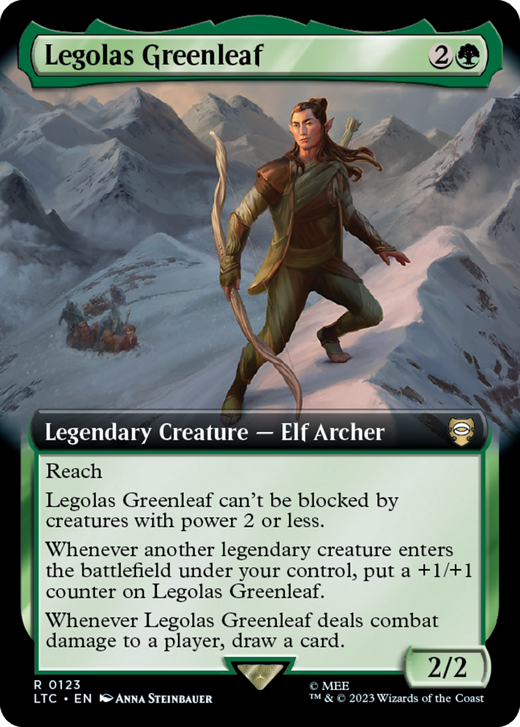 Legolas Greenleaf (Extended Art) [The Lord of the Rings: Tales of Middle-Earth Commander] | The Time Vault CA