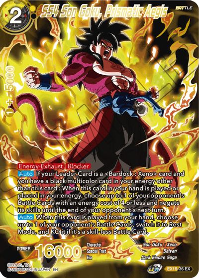 SS4 Son Goku, Prismatic Aegis (EX19-36) [Special Anniversary Set 2021] | The Time Vault CA