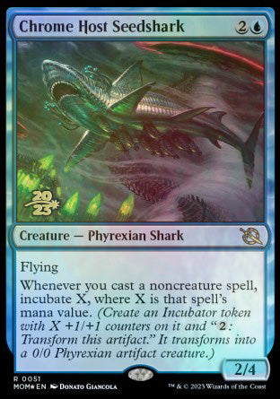 Chrome Host Seedshark [March of the Machine Prerelease Promos] | The Time Vault CA