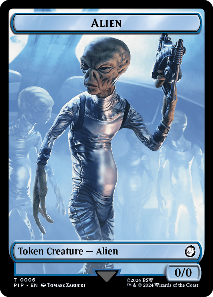 Food (0014) // Alien Double-Sided Token [Fallout Tokens] | The Time Vault CA