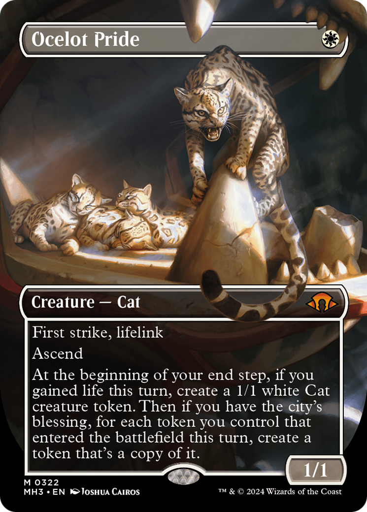 Ocelot Pride (Borderless) [Modern Horizons 3] | The Time Vault CA