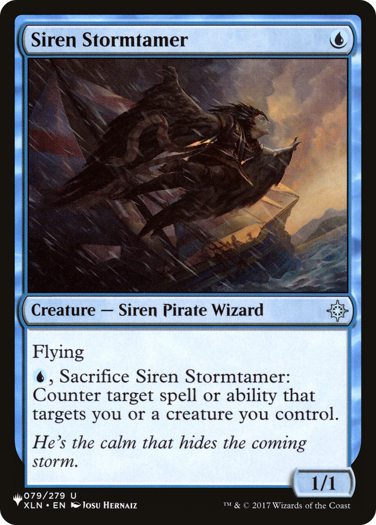 Siren Stormtamer [The List] | The Time Vault CA