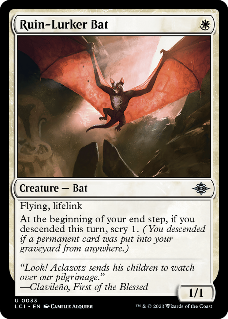 Ruin-Lurker Bat [The Lost Caverns of Ixalan] | The Time Vault CA