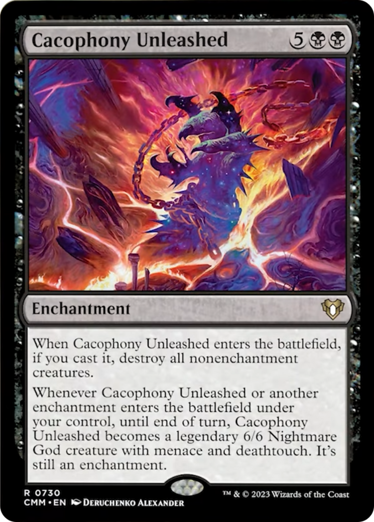 Cacophony Unleashed [Commander Masters] | The Time Vault CA