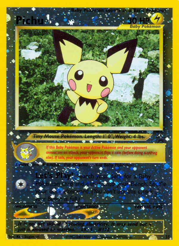 Pichu (35) [Wizards of the Coast: Black Star Promos] | The Time Vault CA