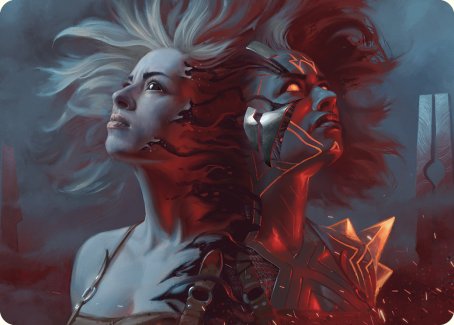 Thrill of Possibility Art Card [Phyrexia: All Will Be One Art Series] | The Time Vault CA