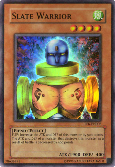 Slate Warrior [TFK-EN003] Super Rare | The Time Vault CA