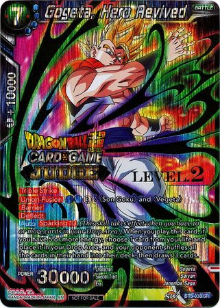 Gogeta, Hero Revived (Level 2) (BT5-038) [Judge Promotion Cards] | The Time Vault CA