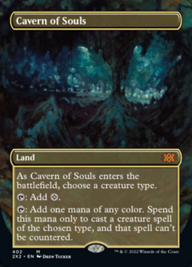 Cavern of Souls (Borderless Alternate Art) [Double Masters 2022] | The Time Vault CA