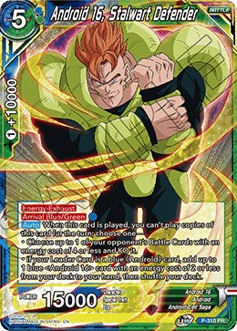 Android 16, Stalwart Defender (P-310) [Tournament Promotion Cards] | The Time Vault CA