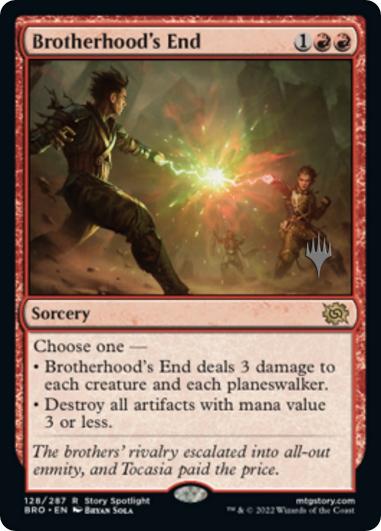 Brotherhood's End (Promo Pack) [The Brothers' War Promos] | The Time Vault CA