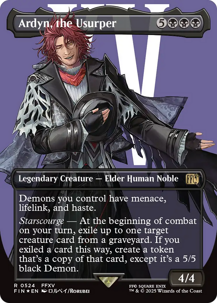 Ardyn, the Usurper (Borderless) (Surge Foil) [FINAL FANTASY] | The Time Vault CA