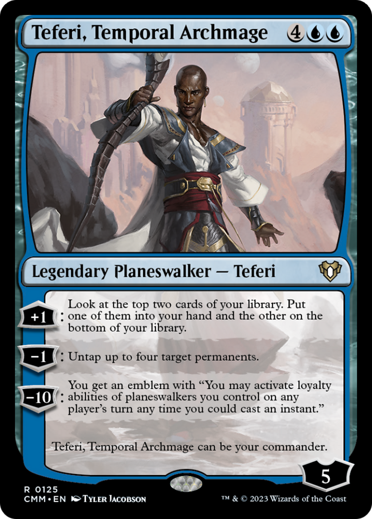 Teferi, Temporal Archmage [Commander Masters] | The Time Vault CA