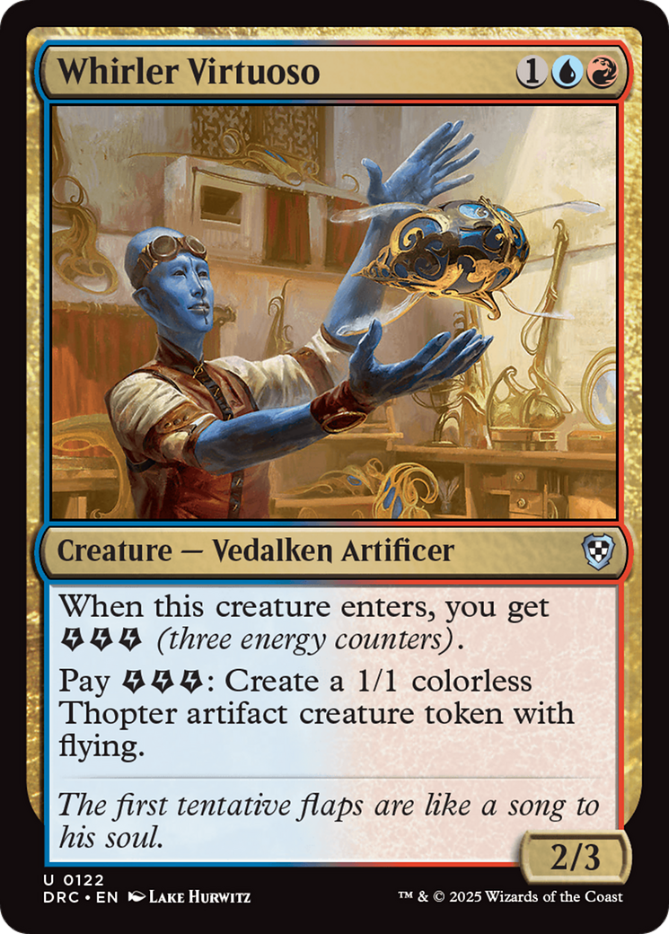 Whirler Virtuoso [Aetherdrift Commander] | The Time Vault CA