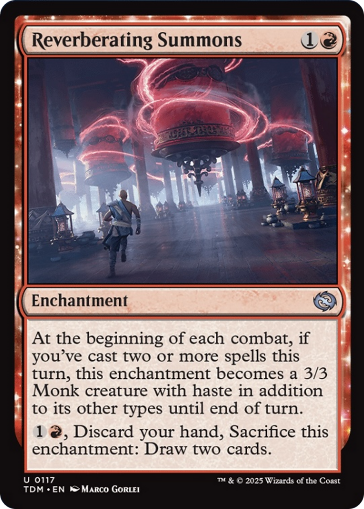 Reverberating Summons [Tarkir: Dragonstorm] | The Time Vault CA
