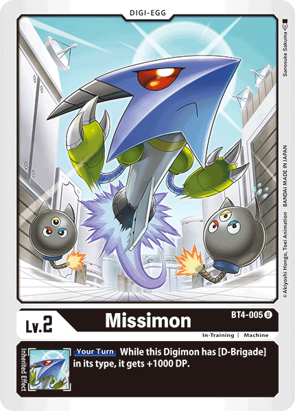 Missimon [BT4-005] [Great Legend] | The Time Vault CA