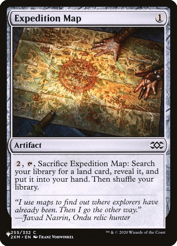 Expedition Map [The List] | The Time Vault CA