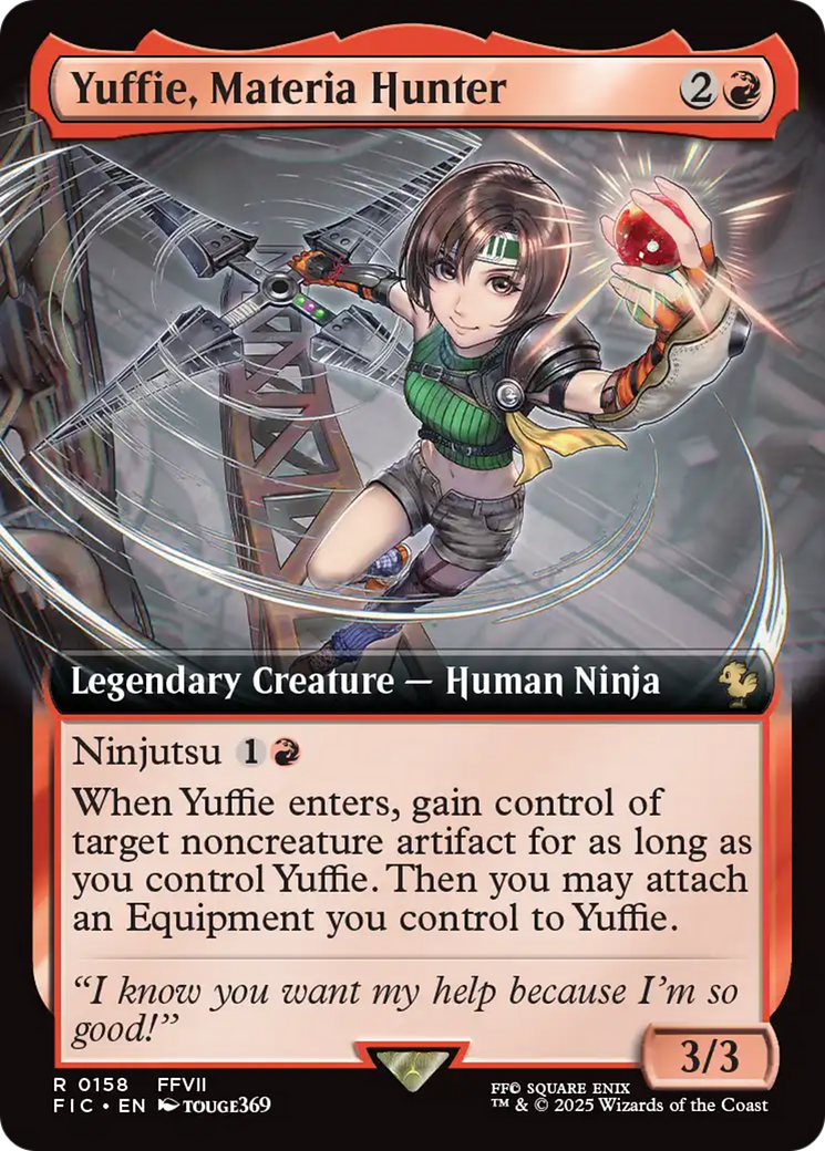 Yuffie, Materia Hunter (Extended Art) [FINAL FANTASY Commander] | The Time Vault CA