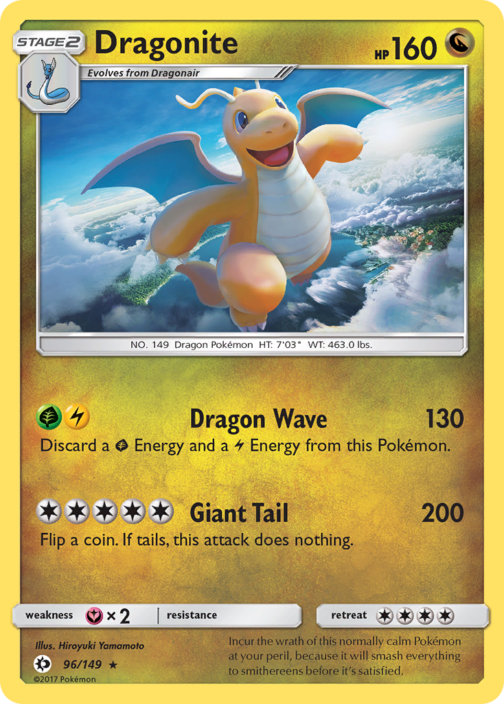 Dragonite (96/149) [Sun & Moon: Base Set] | The Time Vault CA