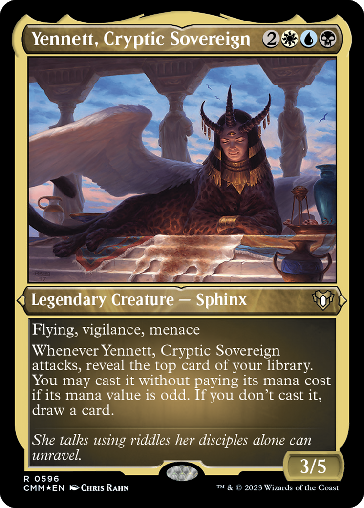 Yennett, Cryptic Sovereign (Foil Etched) [Commander Masters] | The Time Vault CA