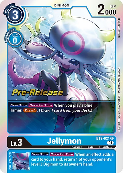 Jellymon [BT9-021] [X Record Pre-Release Promos] | The Time Vault CA