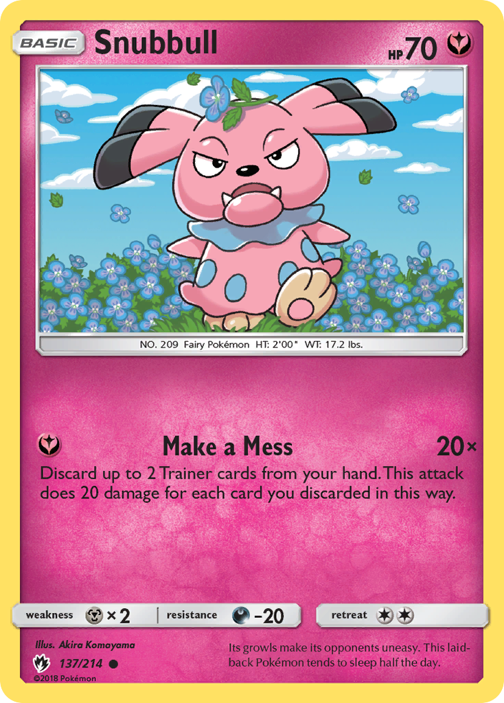 Snubbull (137/214) [Sun & Moon: Lost Thunder] | The Time Vault CA