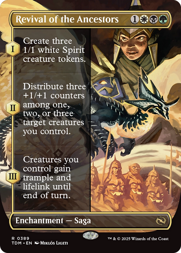 Revival of the Ancestors (Borderless) [Tarkir: Dragonstorm] | The Time Vault CA