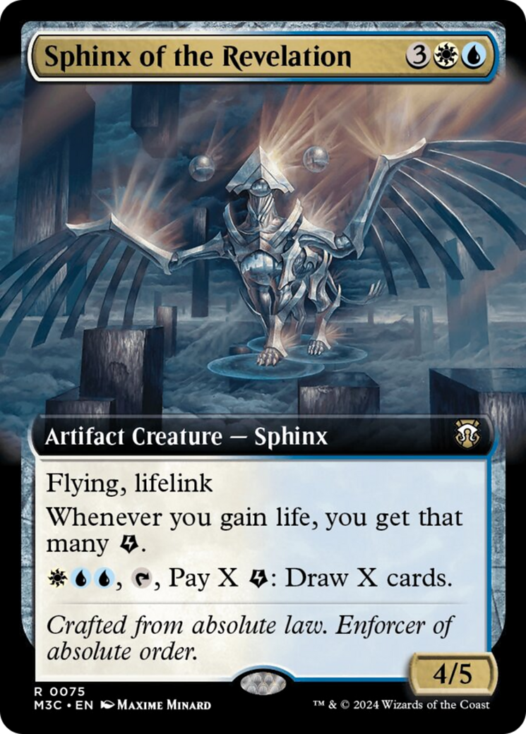 Sphinx of the Revelation (Extended Art) [Modern Horizons 3 Commander] | The Time Vault CA