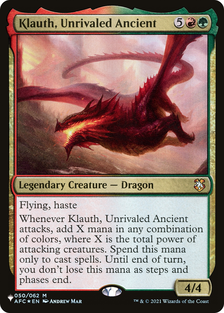 Klauth, Unrivaled Ancient [The List] | The Time Vault CA