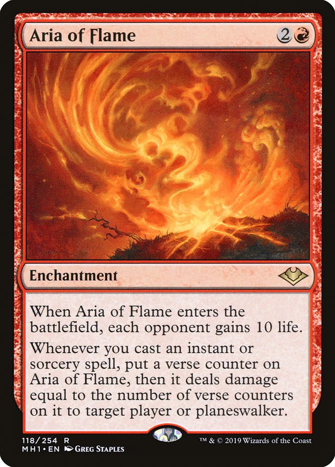 Aria of Flame [Modern Horizons] | The Time Vault CA