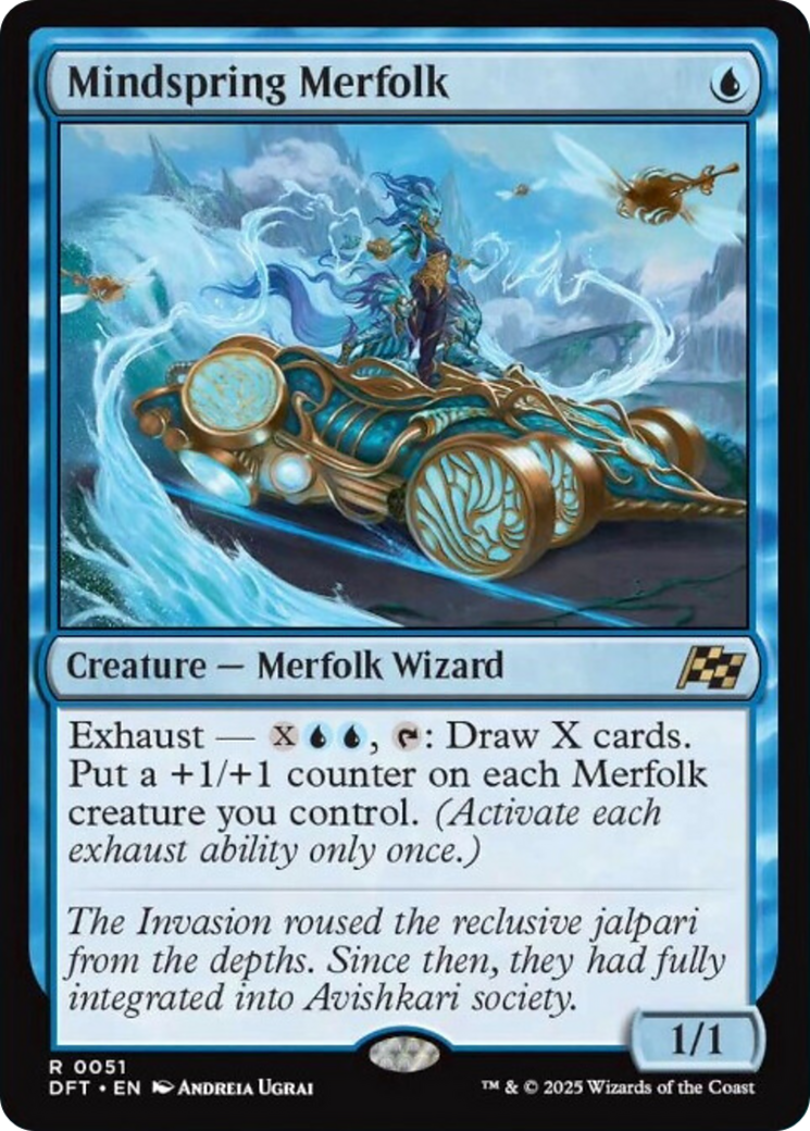 Mindspring Merfolk [Aetherdrift] | The Time Vault CA