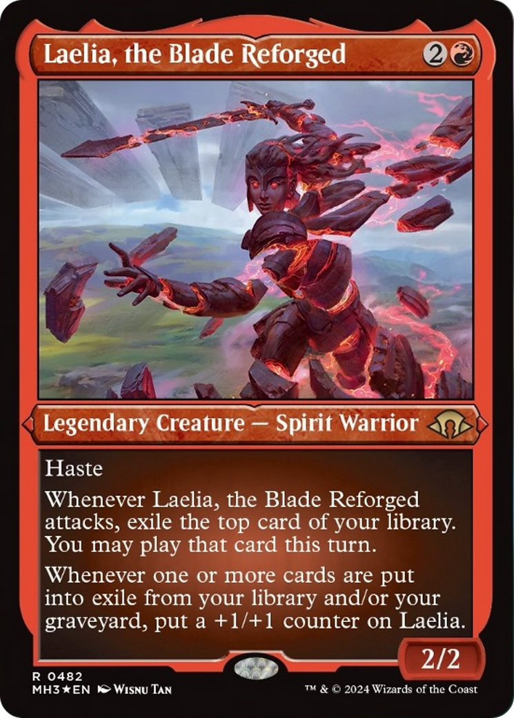 Laelia, the Blade Reforged (Foil Etched) [Modern Horizons 3] | The Time Vault CA