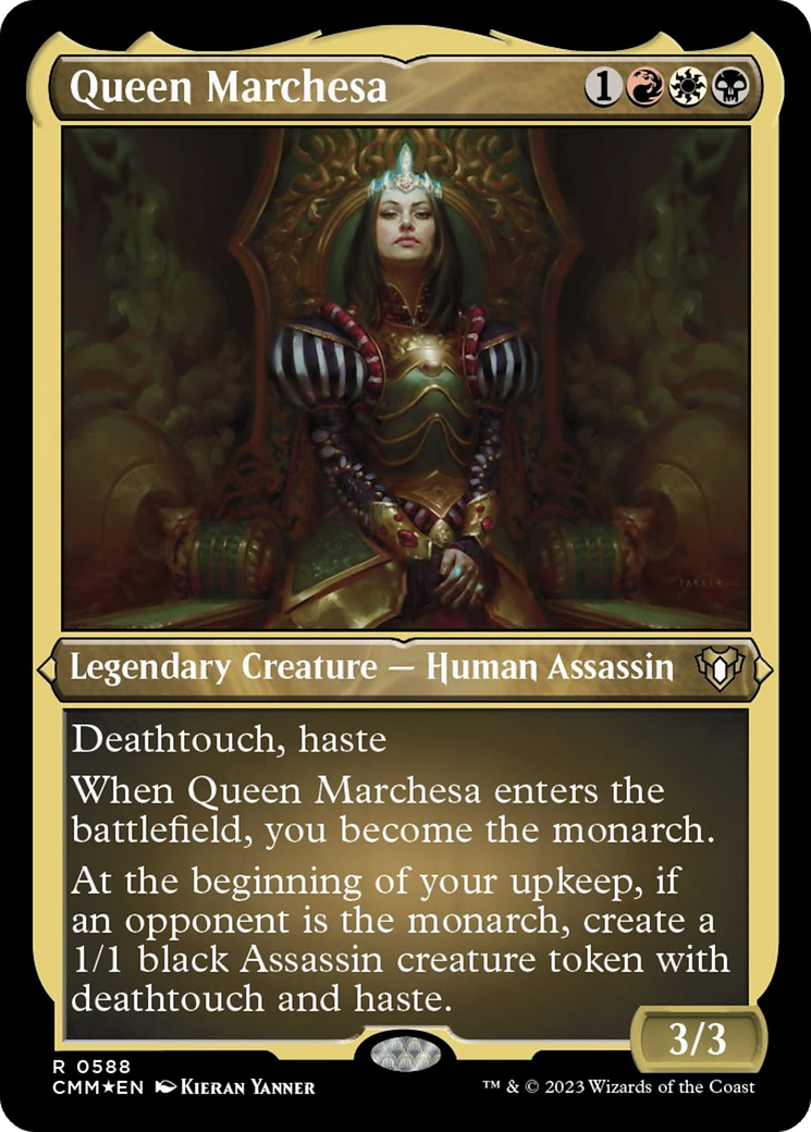 Queen Marchesa (Foil Etched) [Commander Masters] | The Time Vault CA