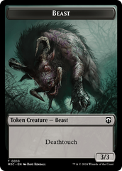Beast (0010) // Shapeshifter (0008) Double-Sided Token [Modern Horizons 3 Commander Tokens] | The Time Vault CA