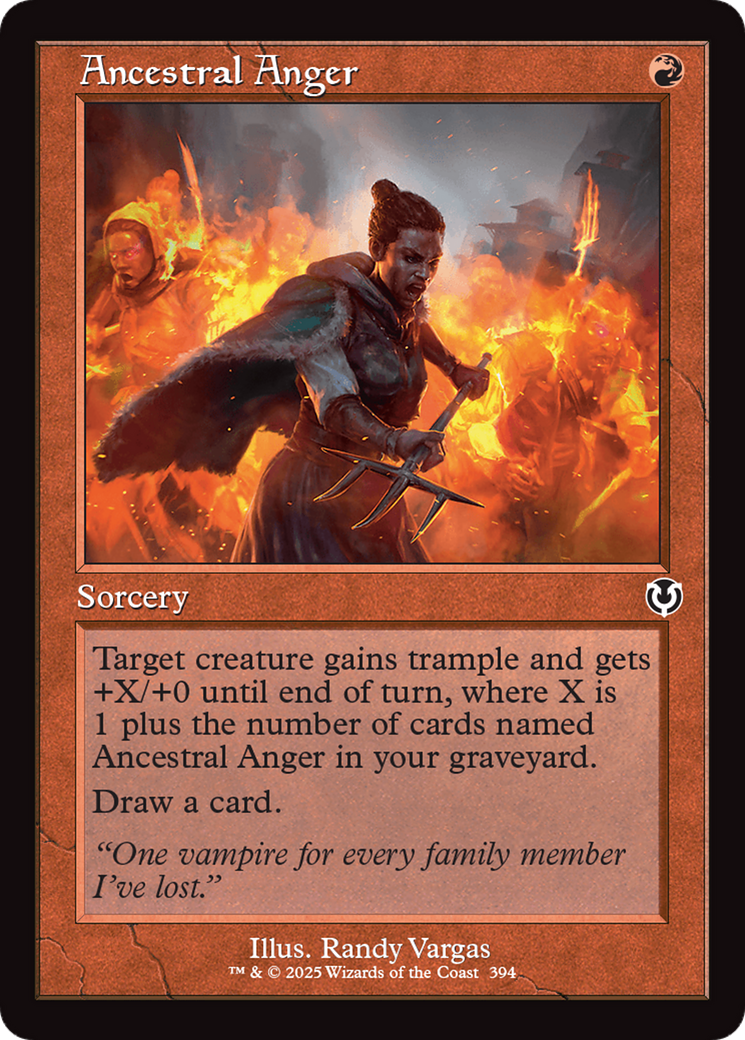 Ancestral Anger (Retro Frame) [Innistrad Remastered] | The Time Vault CA