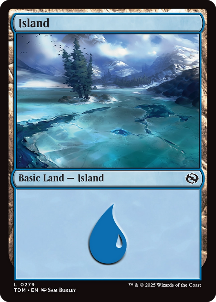 Island (0279) [Tarkir: Dragonstorm] | The Time Vault CA