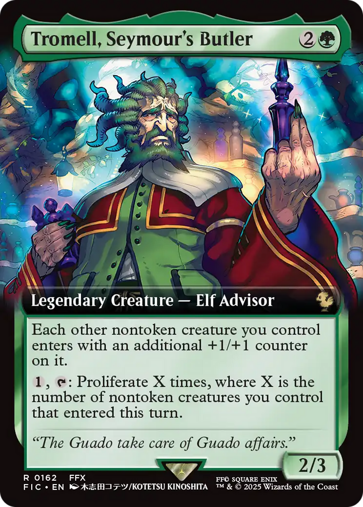 Tromell, Seymour's Butler (Extended Art) [FINAL FANTASY Commander] | The Time Vault CA